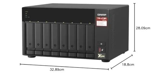 QNAP TS-873A NAS 8 baies Ryzen V1500B 8GB - vue 6