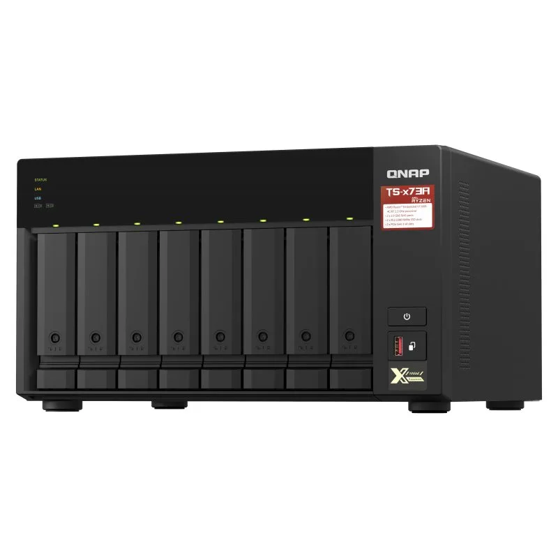 QNAP TS-873A - Serveur NAS 8 baies - vue 3