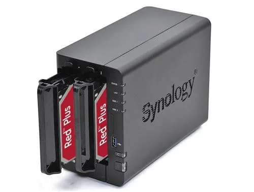 Serveur NAS Synology DS223 24To avec 2x WD RED PLUS 12To