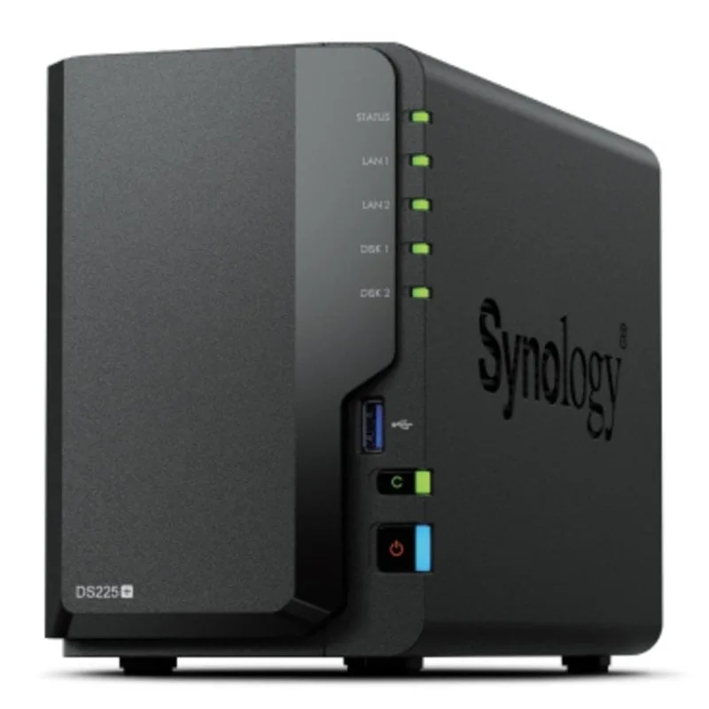 Serveur NAS Synology DS225+ 2 Baies - vue 2
