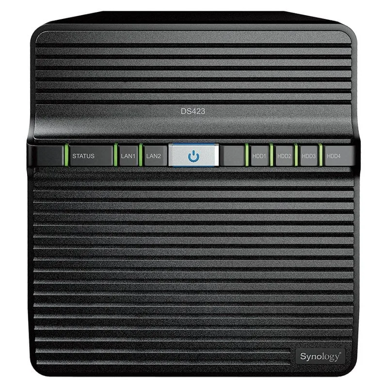 Serveur NAS Synology DS423 Noir - vue 1