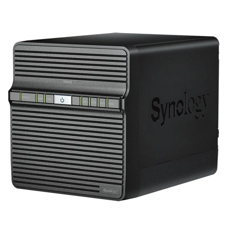 Serveur NAS Synology DS423 Noir - vue 2