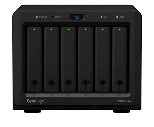 Serveur NAS Synology DS620slim 6 baies 2 Go - vue 2