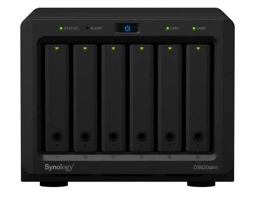 Serveur NAS Synology DS620slim 6 baies 2 Go