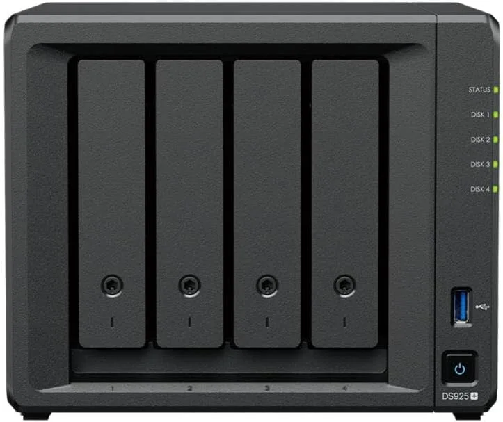 Serveur NAS Synology DS925+ 4 baies - vue 1
