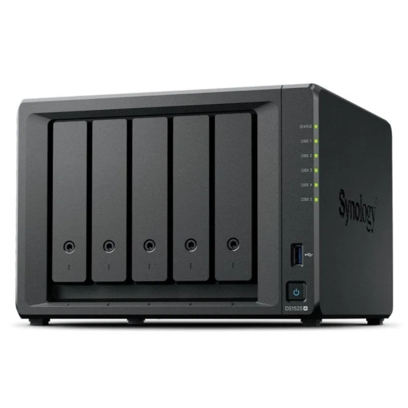 Synology DS1525+ NAS 5 baies - vue 1