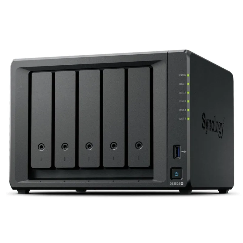 Synology DS1525+ NAS 5 baies - vue 2