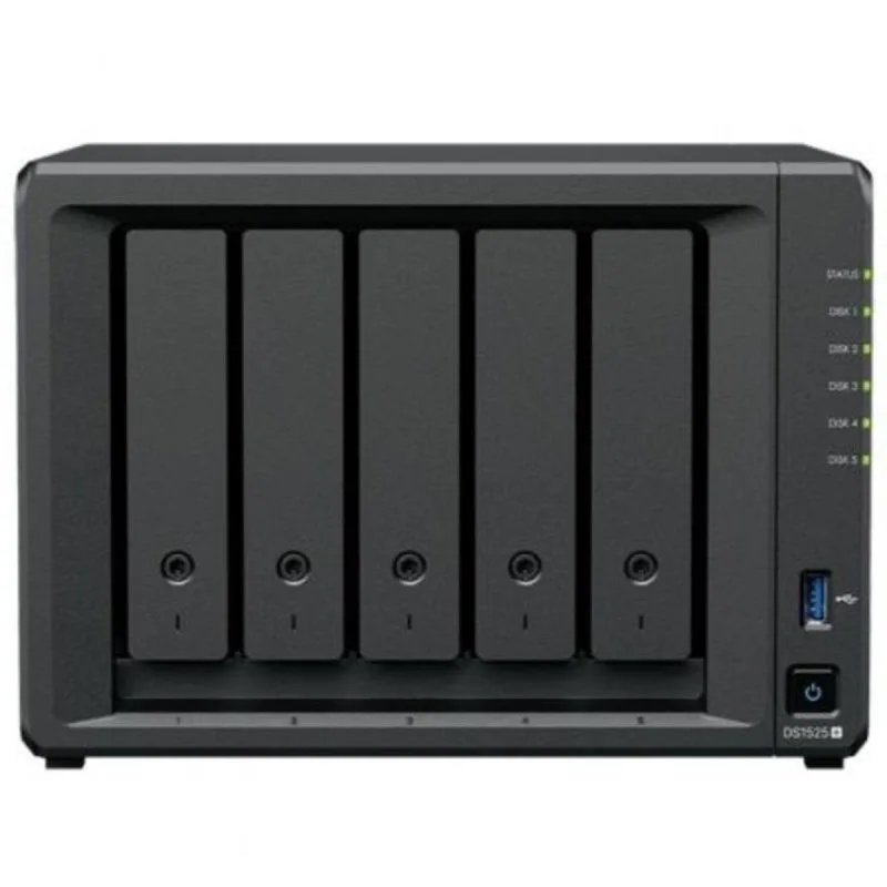 Synology DS1525+ NAS 5 baies - vue 3