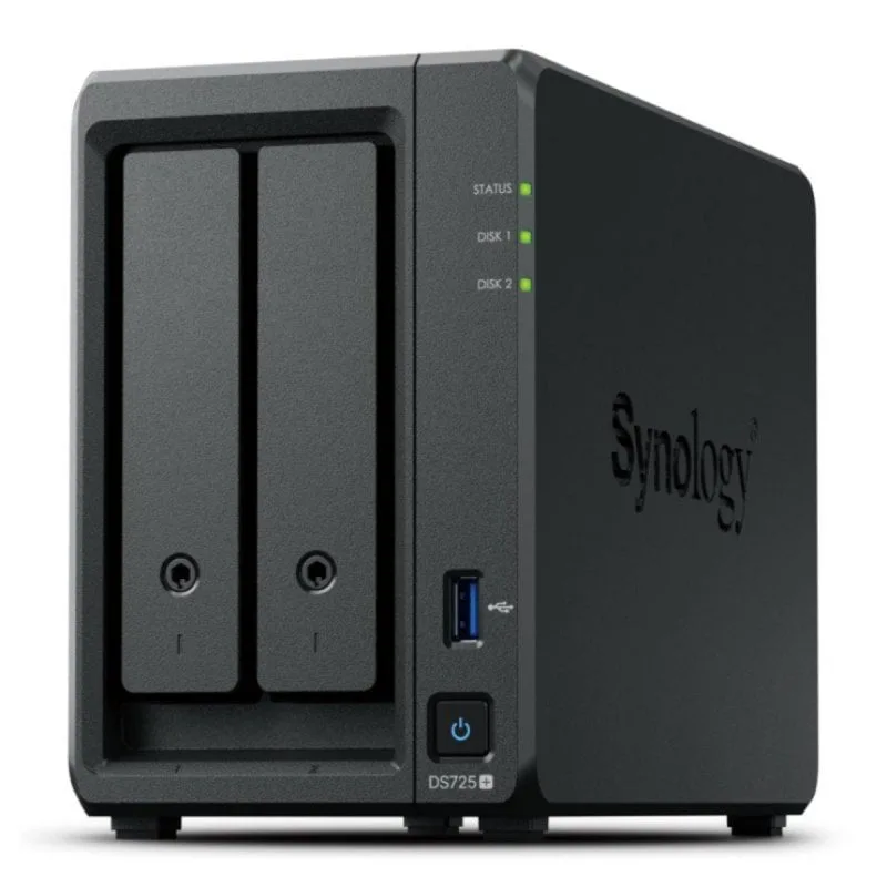 Synology DS725+ 2 baies - vue 1