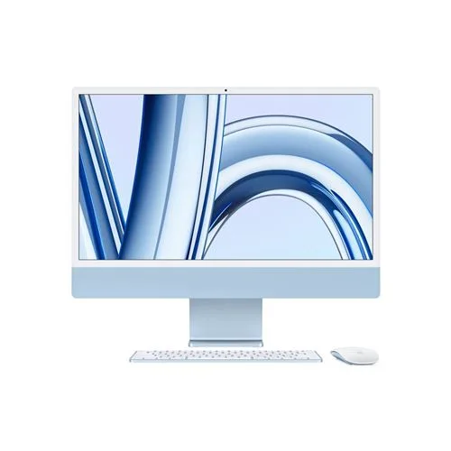 PC fixe Apple iMac 24" M3 8Go/256Go Bleu Reconditionné