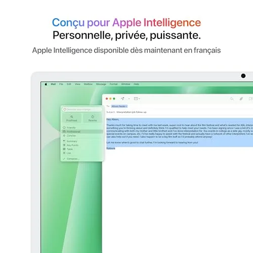 Apple iMac 24" M4 10c/10c 16Go 256Go Vert - vue 3
