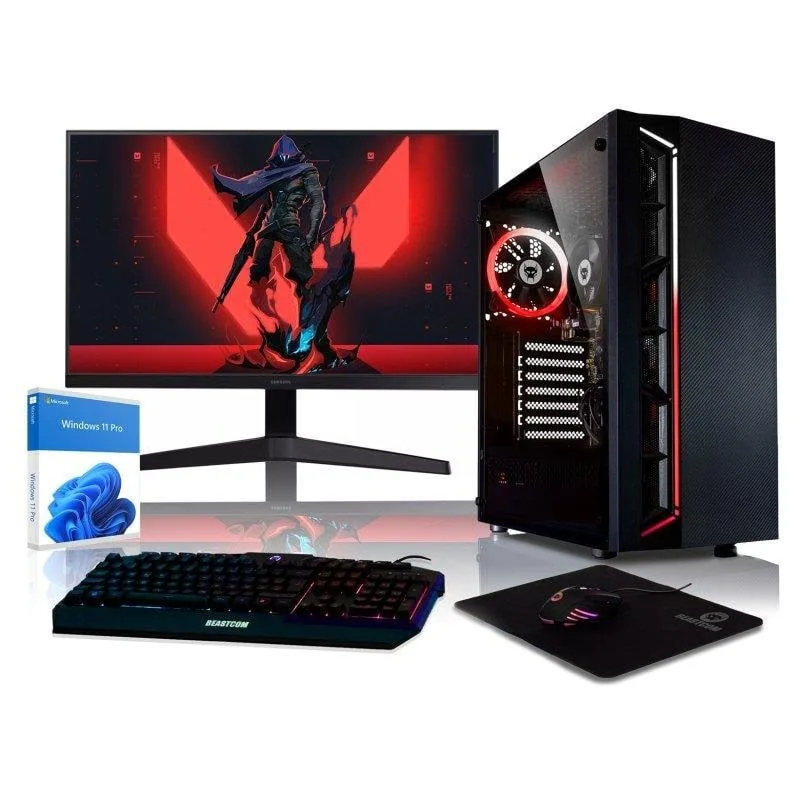 PC Bureau BEASTCOM Q3 Ryzen 3 16GB 512GB Vega 8 24"