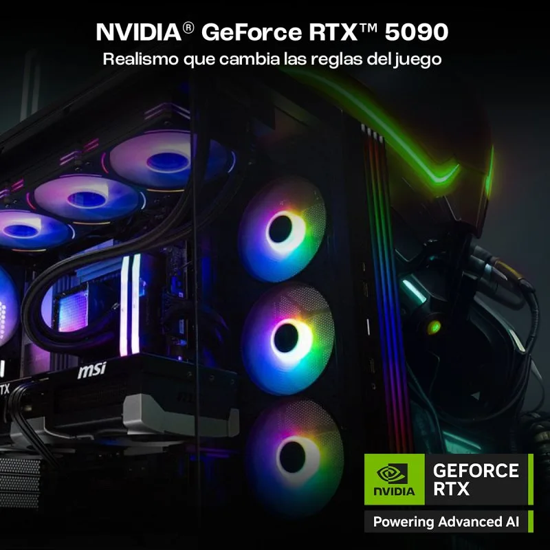PC de bureau PcCom Ultimate Ryzen 7 9800X3D RTX 5090 - vue 4