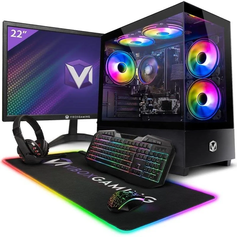 PC de bureau Vibox I-92 Ryzen 3 3200G 8Go 480Go SSD