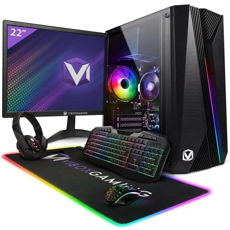 PC fixe PC Vibox Vi-132 Ryzen 3 3200G 16GB 1TB SSD + Écran