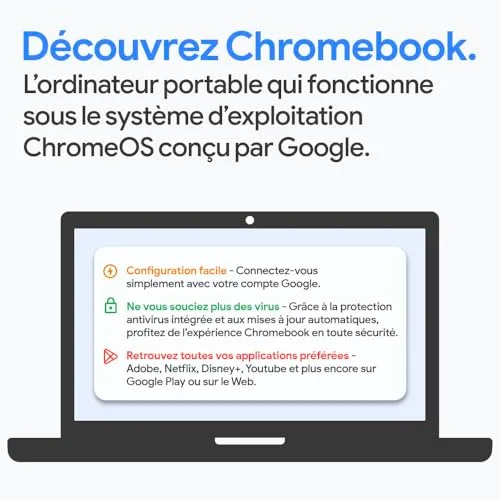Acer Chromebook 314 CB314-2H-K6CV Ordinateur Portable 14 HDPC Portable MTK MT8183RAM 8 Go DDR4X64 Go eMMCArm Mali-G72 - vue 2