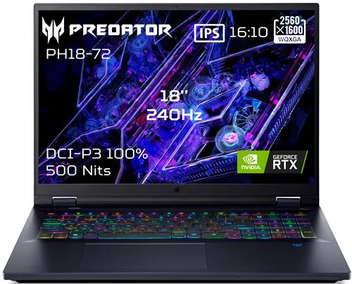 PC portable Acer Predator Helios Neo 18 AI PHN18-72-99MT