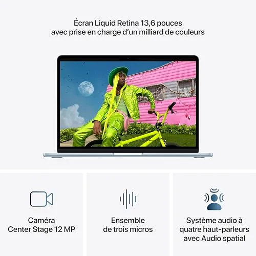 Apple MacBook Air 13" M5 24 Go 1 To - vue 3