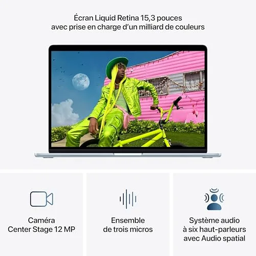 Apple MacBook Air 15" M5 16Go 1To - vue 3
