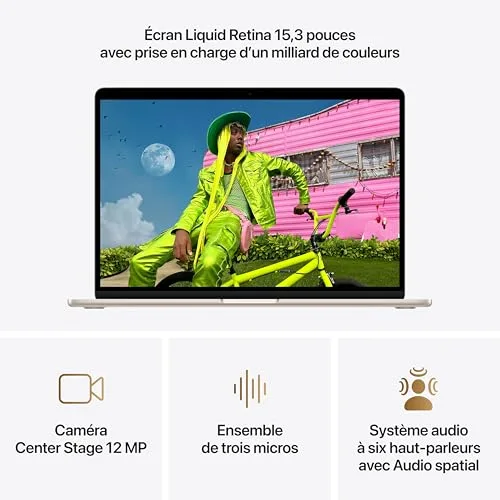 Apple MacBook Air 15" M5 24 Go 1 To - vue 3