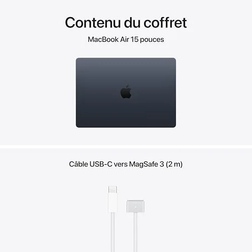 Apple MacBook Air 15" M5 24 Go 1 To Minuit - vue 6