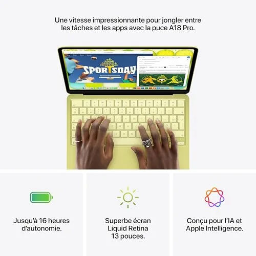 Apple MacBook Neo 13" 512 Go 8 Go A18 Pro - vue 5