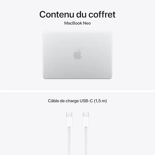 Apple MacBook Neo 13" 512 Go 8 Go A18 Pro - vue 6