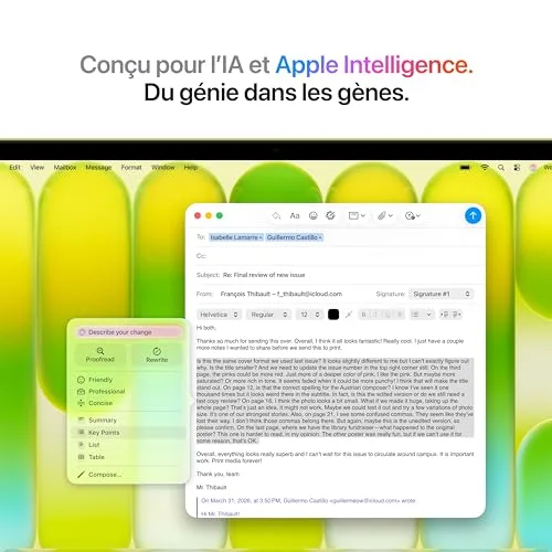 Apple MacBook Neo 13" A18 Pro 8 Go 256 Go Jaune Agrume - vue 4