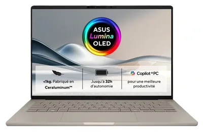 Asus Zenbook A14 UX3407QA - vue 1