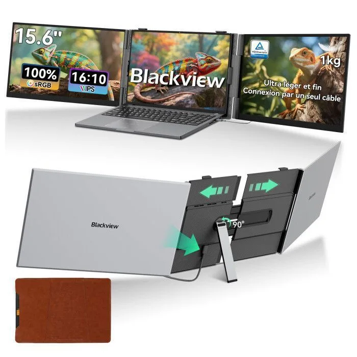 Blackview DCM8 Pro 15,3" double écran portable IPS