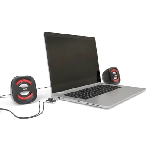 Enceinte pour ordinateur portable Sonic Mobil 183 Noire/rouge - vue 5