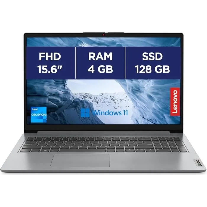 Lenovo IdeaPad 1 15IJL7 Celeron N4500 4 Go 128 Go