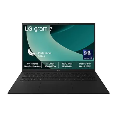 LG gram 17 Copilot+ PC Core Ultra 7 32Go 1To