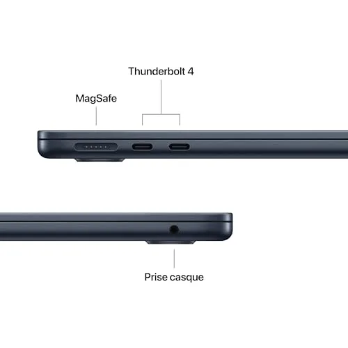 MacBook Air 13" M5 16Go 512Go Minuit - vue 4
