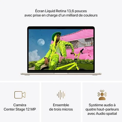 MacBook Air 13" M5 24Go 1To - vue 3