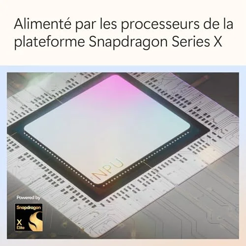 Microsoft Surface Laptop 7e 15" Snapdragon X Elite 16Go - vue 6