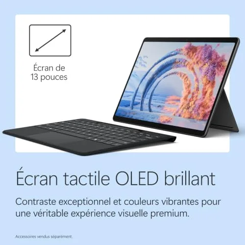 PC Hybride 2-en-1 Microsoft Surface Pro 12e 13" Snapdragon X2 Elite 16 Go 1 To - vue 2
