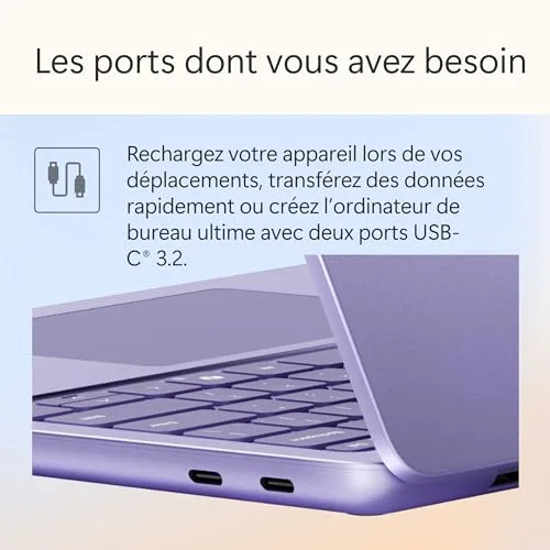 PC Portable Microsoft Surface Laptop 13" Snapdragon X Plus - vue 7