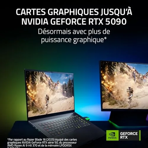 Razer Blade 16 2026 Core Ultra 9 RTX 5080 32GB - vue 3