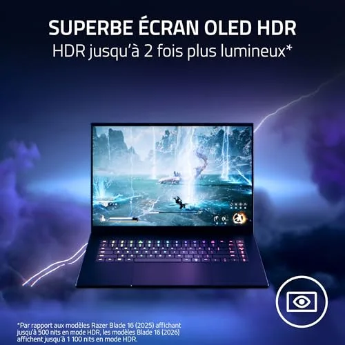 Razer Blade 16 2026 Core Ultra 9 RTX 5080 64GB - vue 6