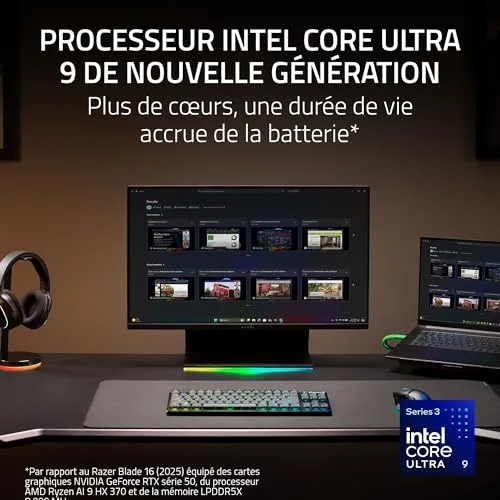 Razer Blade 16 2026 Core Ultra 9 RTX 5090 32GB 2TB - vue 4