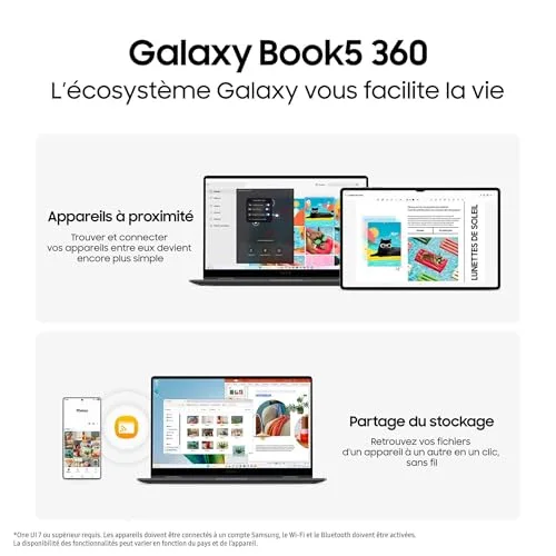 Samsung Galaxy Book5 360 15,6" Ultra 5 16Go 512Go - vue 5