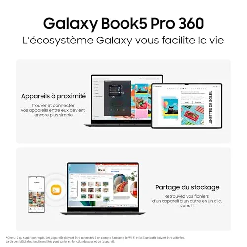 Samsung Galaxy Book5 Pro 360 16" - vue 5