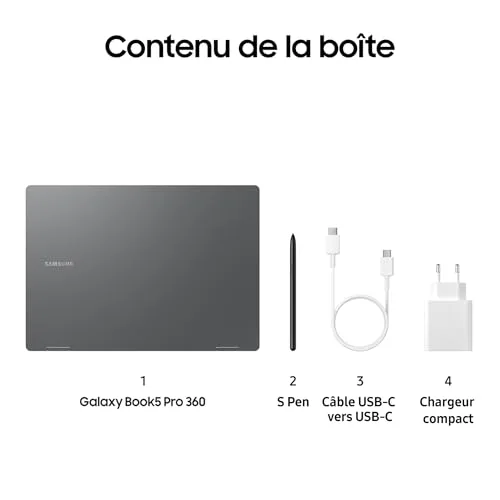 Samsung Galaxy Book5 Pro 360 16" - vue 8