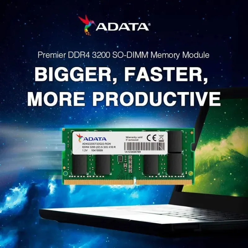 ADATA 16 Go DDR4 3200 MHz - vue 4