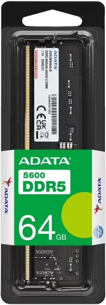 ADATA 64 Go DDR5 5600 MHz - vue 3