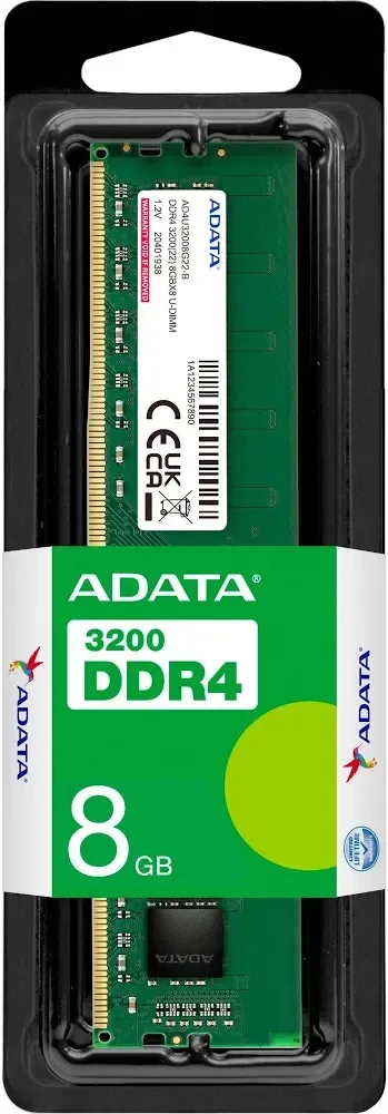 ADATA 8 Go DDR4 3200 MHz - vue 3