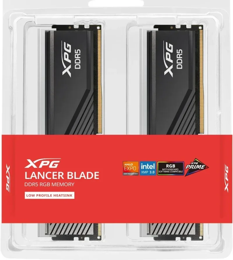 ADATA Lancer Blade RGB 32 Go Kit 2x16Go DDR5 6000 MHz - vue 4