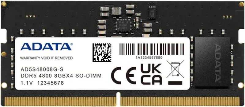 ADATA SO-DIMM 8 Go DDR5 4800 MHz