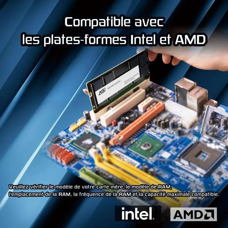 Agi SD138 8 Go DDR4 3200 MHz - vue 4